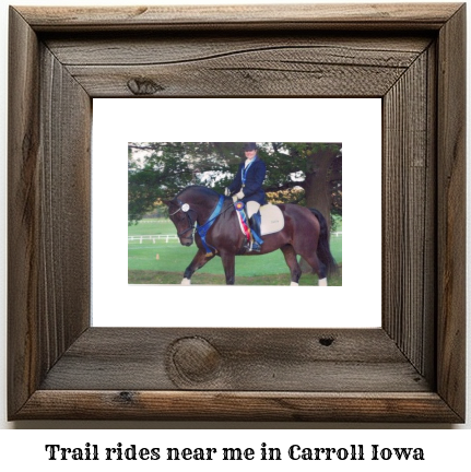 trail rides near me in Carroll, Iowa